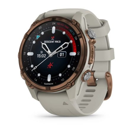 Descent™ Mk3i - 43мм - Descent™ Mk3i – 43 мм|Bronze PVD титан с French grey силиконова каишка